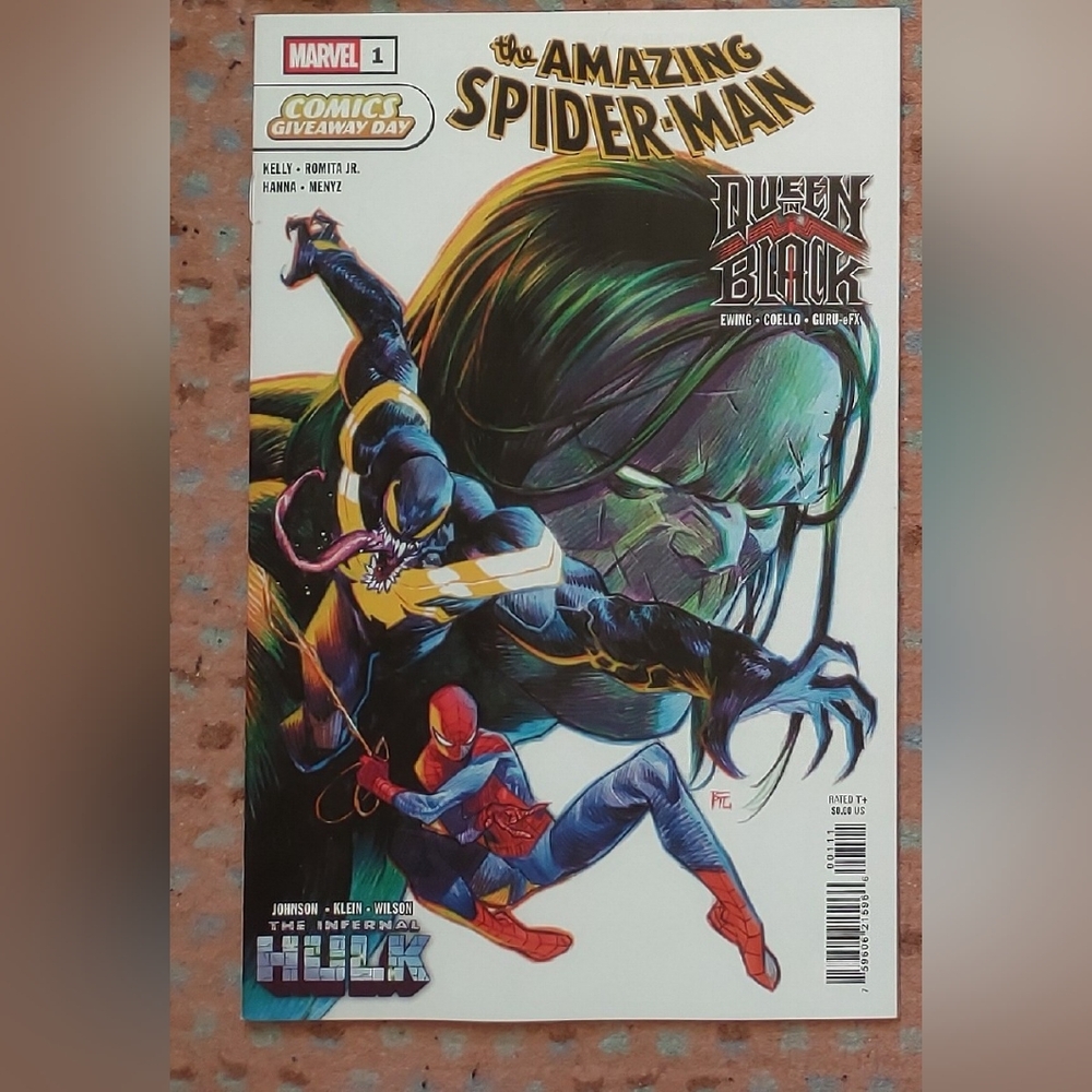 Amazing Spider-Man Queen in Black 1 Marvel Comics 2026 FCBD New